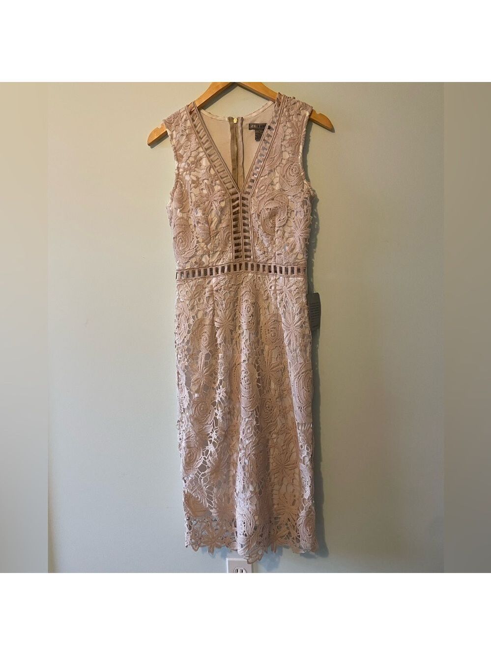 Nordstrom Love X Design Crochet Overlay Cocktail Dress Small NWT